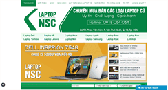 Desktop Screenshot of laptopnsc.vn